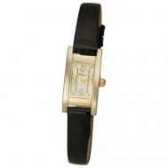 Наручные часы  женские, кварцевые, корпус золото, 585 пробасеребряный Platinor