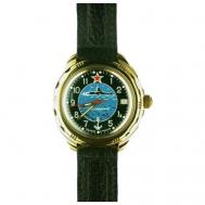 Наручные часы  Командирские, золотой, черный Vostok