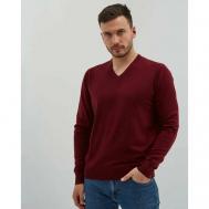Пуловер , размер XL, красный MANAFOFF
