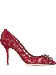 декорированные кружевные туфли Dolce&Gabbana