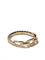 кольцо Stax из желтого золота с бриллиантами DAVID YURMAN