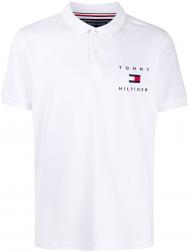 рубашка поло с вышитым логотипом Tommy Hilfiger