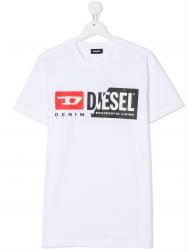 футболка с логотипом Diesel Kids