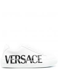 кеды с узором Greca и логотипом Versace
