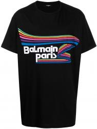 футболка с короткими рукавами и логотипом Balmain