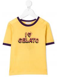 футболка с надписью Dolce & Gabbana Kids