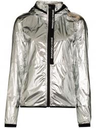 спортивная куртка с эффектом металлик Paco Rabanne