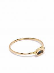 кольцо Micro-Eye из желтого золота с сапфиром Delfina Delettrez