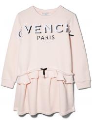 платье с кулиской и логотипом Givenchy kids