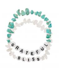 набор Grateful Bliss из двух браслетов Tbalance Crystals