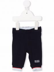 спортивные брюки с вышитым логотипом BOSS Kidswear