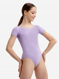 Купальник гимнастический  без юбки для танцев и тренировок, Фиолетовый Belkina