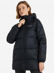 Куртка утепленная женская  Puffect Mid Hooded Jacket, Черный COLUMBIA
