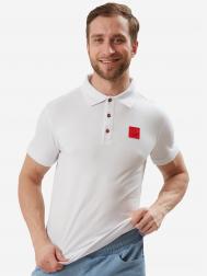 Рубашка поло мужское с короткий рукавом спортивное , Белый Rizziano