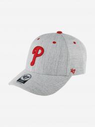 Бейсболка  BRAND B-STMCD19WHV-CCB Philadelphia Phillies MLB (серый), Серый '47