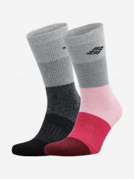 Носки  Moisture Control Anklet Stripe, 2 пары, Розовый COLUMBIA