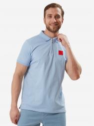 Рубашка поло мужское с короткий рукавом спортивное , Голубой Rizziano