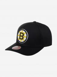 Бейсболка MITCHELL NESS HHSS5370-BBNYYPPPBLCK Boston Bruins NHL (черный), Черный MITCHELL & NESS