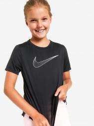 Футболка для девочек  Dri-FIT One, Черный Nike
