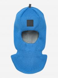 Шлем - шапка демисезонный для мальчика , Голубой Артель