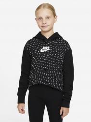 Худи для девочек  Sportswear, Черный Nike
