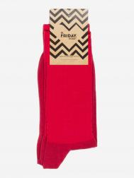 Носки однотонные спортивные St.Friday Socks - Красные, Красный St. Friday