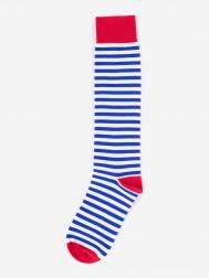 Гольфы в полоску  - Stripes - Red/Blue, Синий Burning heels