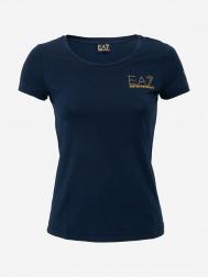 Футболка женская EA7 T-Shirt, Синий EA7 Emporio Armani