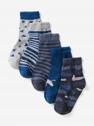 Носки для детей малышей хлопок набор 5 пары , Синий Artie