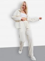 Спортивный костюм женский брючный , Белый Rizziano