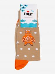 Носки с рисунками St.Friday Socks - Новоторжская игрушка, Коричневый St. Friday