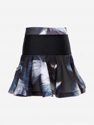 Юбка детская для танцев  для девочки Flame black, Черный ШарЛиС