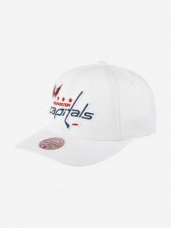 Бейсболка MITCHELL NESS HHSS5758-WCAYYPPPWHIT Washington Capitals NHL (белый), Белый MITCHELL & NESS