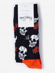 Носки с рисунками  - Halloween Skull, Черный HAPPY SOCKS