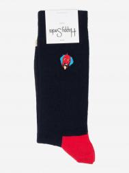 Носки с рисунками  - Embroidery Red Dog, Черный HAPPY SOCKS