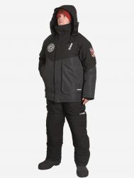 Костюм зимний  Savoonga XXL серый/черный (куртка+полукомбинезон), Черный Alaskan