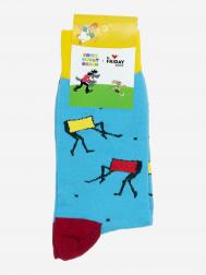 Носки с рисунками St.Friday Socks - Индикатор, Голубой St. Friday