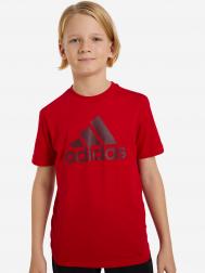 Футболка для мальчиков , Красный Adidas