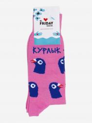 Носки с рисунками St.Friday Socks - Курлык, Розовый St. Friday