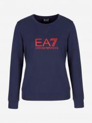 Толстовка женская EA7 Sweatshirt, Синий EA7 Emporio Armani