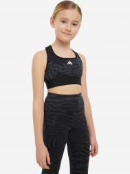 Спортивный топ бра для девочек , Черный Adidas