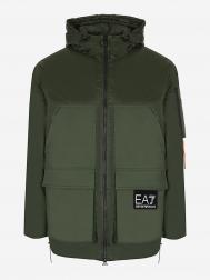 Пальто мужское с жилеткой EA7 CABAN COAT, Зеленый EA7 Emporio Armani