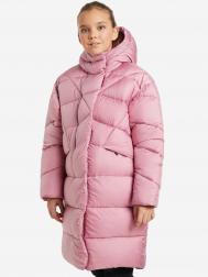 Пальто утепленное для девочек , Розовый Northland