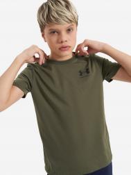 Футболка для мальчиков , Зеленый Under armour