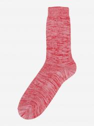 Хлопковые базовые носки "Лана" из органического хлопка красные, Красный Лана