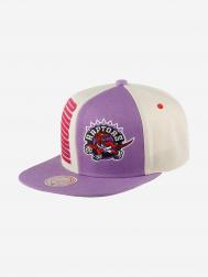 Бейсболка с прямым козырьком MITCHELL NESS HHSS5154-TRAYYPPPOFWH Toronto Raptors NBA (фиолетовый), Фиолетовый MITCHELL & NESS