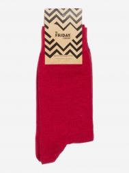 Носки однотонные St.Friday Socks - Красные, Красный St. Friday