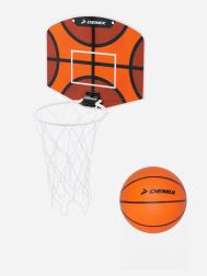 Мини-набор для баскетбола : мяч и щит, Оранжевый Demix