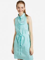 Платье женское  Bonehead Stretch SL Dress, Голубой COLUMBIA