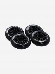 Набор колес для роликов  78 мм, 80А, 4 шт., Черный, размер Без размера REACTION